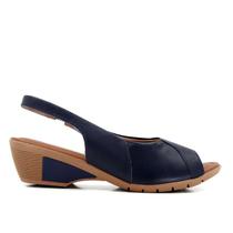 Sandalia Feminina Usaflex Anabela Joanetes Slingback