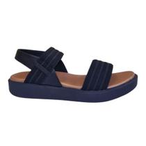 Sandália Feminina USAFLEX de Couro e elástico AL0101