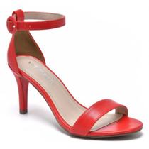 SANDALIA FEMININA VIA MARTE CAMPARI 21 17002 01 Via Marte - Vermelho