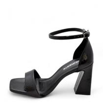 Sandália Feminina Via Marte Salto Alto REF: 150-011-01 VERNIZ GLOSSY Sandália Feminina Via Marte Salto Alto REF: 150-011-01 VERNIZ GLOSSY