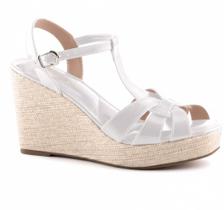Sandália Feminina Via Uno Anabela Multi Tiras 608048 Sandália Feminina Via Uno Anabela Multi Tiras 608048