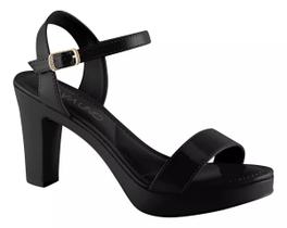 Sandália Feminina Via Uno Meia Pata Salto Alto 411004