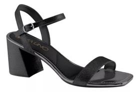 Sandália Feminina Via Uno Salto Bloco Glitter 857014 Sandália Feminina Via Uno Salto Bloco Glitter 857014
