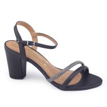 Sandália Feminina Vizzano 6262.1009 bloco 7cm tira glitter Sandália Feminina Vizzano 6262.1009 bloco 7cm tira glitter