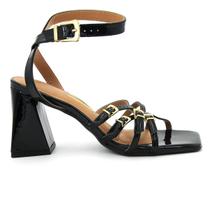 Sandalia Feminina Vizzano 6464.140 Bico Quadrado Salto Medio Sandalia Feminina Vizzano 6464.140 Bico Quadrado Salto Medio