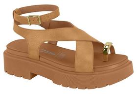 Sandalia Feminina Vizzano 6499.122.103056 Areia Sandalia Feminina Vizzano 6499.122.103056 Areia