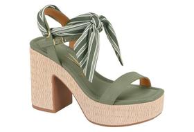 Sandalia Feminina Vizzano 6541.103.103981 Laço Verde Sandalia Feminina Vizzano 6541.103.103981 Laço Verde