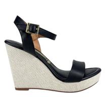 Sandália Feminina Vizzano Anabela Casual Moda 62832000 Sandália Feminina Vizzano Anabela Casual Moda 62832000