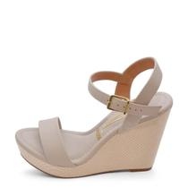 Sandália Feminina Vizzano Anabela REF: 62832000 PELICA-TECIDO TRAMADO