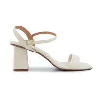 Sandália Feminina Vizzano Bico Quadrado Off White - 6455