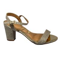 Sandália Feminina Vizzano Glamour Glitter Salto Bloco 6262.474