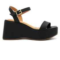 Sandalia Feminina Vizzano Original Fivela Anabela Moda 103