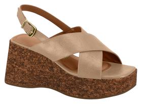 Sandália Feminina Vizzano Plataforma Slingback 6559.101 Sandália Feminina Vizzano Plataforma Slingback 6559.101