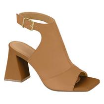 Sandália Feminina Vizzano Salto Alto Aberta Atrás 6464.129 Sandália Feminina Vizzano Salto Alto Aberta Atrás 6464.129