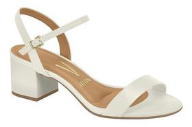 Sandália Feminina Vizzano Salto Baixo Grosso Confortável Mod