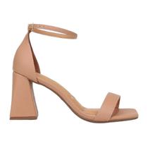 Sandália Feminina Vizzano Salto Bloco Fechada Atrás 6464.102 Sandália Feminina Vizzano Salto Bloco Fechada Atrás 6464.102