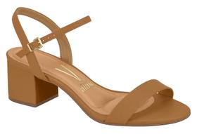 Sandália Feminina Vizzano Salto Bloco Grosso Básica Conforto Sandália Feminina Vizzano Salto Bloco Grosso Básica Conforto