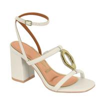 Sandalia Feminina Vizzano Salto Casual Social Leve