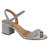 Sandália Feminina Vizzano Salto Grosso Médio Bloco Sandália Feminina Vizzano Salto Grosso Médio Bloco