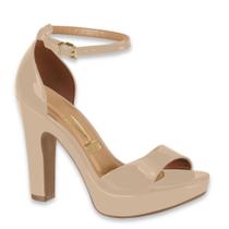 Sandalia Feminina Vizzano Salto Grosso Meia Pata 6292117