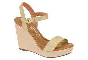 Sandália Feminina Vizzano Salto Plataforma Anabela Alto