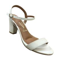 Sandalia Feminina Vizzano Social Salto Grosso Baixo Conforto