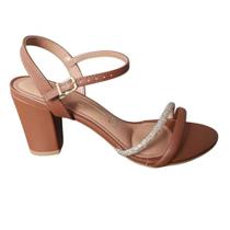 Sandália Feminina Vizzano Tiras Pelica Marrom 6262-1034 Sandália Feminina Vizzano Tiras Pelica Marrom 6262-1034