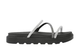 Sandália Feminina Vizzano Tiras Strass Tratorada 6459118