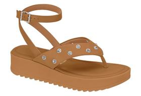 Sandália Feminina Vizzano Tratorada Plataforma Dedo Tornozelo