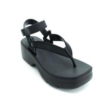 Sandália Feminina Zaxy Straps - Preto