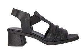 Sandália Feminino Couro Preto - Cód 5061418