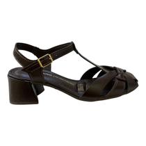 Sandalia Feminino Dakota Casual Conforto Salto Bloco Médio Tiras Cruzada D2362 Marrom Sandalia Feminino Dakota Casual Conforto Salto Bloco Médio Tiras Cruzada D2362 Marrom