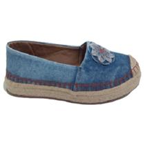 Sandália Feminino Espadrille Valentina Jeans Macio Confortável Sandália Feminino Espadrille Valentina Jeans Macio Confortável