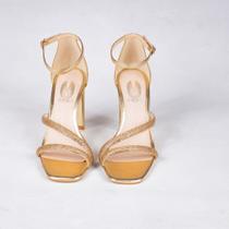 Sandalia Feminino Invoice 409-010 Ouro