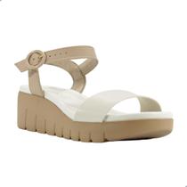 Sandália Feminino Moleca Napa Turim Branco Off Bege Sandália Feminino Moleca Napa Turim Branco Off Bege