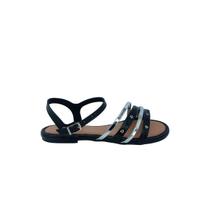 Sandalia Feminino Molekinha Rasteirinha Tiras Fivela Macia Sandalia Feminino Molekinha Rasteirinha Tiras Fivela Macia