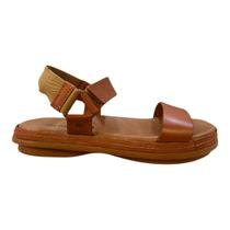 Sandalia Feminino New Face Casual Ultraconforto Couro Autocolante Calce Fácil 21812 Caramelo Sandalia Feminino New Face Casual Ultraconforto Couro Autocolante Calce Fácil 21812 Caramelo