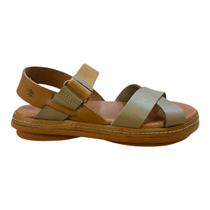Sandalia Feminino New Face Conforto Calce Fácil Metalizada Em Couro 21821 Verde Sandalia Feminino New Face Conforto Calce Fácil Metalizada Em Couro 21821 Verde