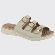 Sandália Feminino Papete Slide Tiras Fivela Conforto Modare 7174.122.21736
