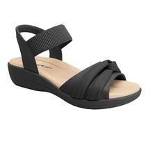 Sandalia Feminino Piccadilly Anabela Fascite Conforto 239024 Preto