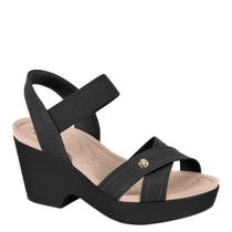 Sandália Feminino Salto Alto Anabela Conforto Modare 7137117 - Preto - 34