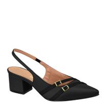 Sandália Feminino Salto Baixo Grosso Bico Fino Vizzano 1220366 Sandália Feminino Salto Baixo Grosso Bico Fino Vizzano 1220366