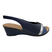 Sandalia Feminino Usaflex Ultraconforto Calce Fácil Em Couro Mm0902004 Marinho Sandalia Feminino Usaflex Ultraconforto Calce Fácil Em Couro Mm0902004 Marinho