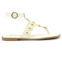 Sandalia Feminino Via Uno 869020 Rasteira Fivela Macia Sandalia Feminino Via Uno 869020 Rasteira Fivela Macia