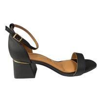 Sandalia Feminino Vizzano Pelica Salto Baixo Básica Calcanhar Fechado 6428.104 Preto Sandalia Feminino Vizzano Pelica Salto Baixo Básica Calcanhar Fechado 6428.104 Preto