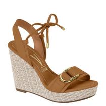 Sandália Feminino Vizzano Salto Anabela Meia Pata 62832116