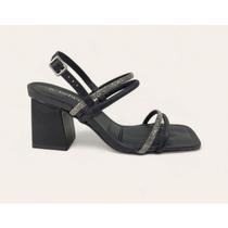 Sandália Festa Bebecê Salto Quadrado Luxo Casual Feminino Adulto Ref T6048-444
