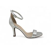 Sandália Festa Salto Fino Bebecê Luxo Dourada / Prateada Feminino Adulto - Ref T7527-264 Sandália Festa Salto Fino Bebecê Luxo Dourada / Prateada Feminino Adulto - Ref T7527-264