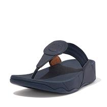Sandália FitFlop Walkstar Wedge para mulheres Midnight Navy, tamanho 7
