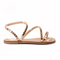 Sandália Flat Belluno Mini Calce Fácil Strass